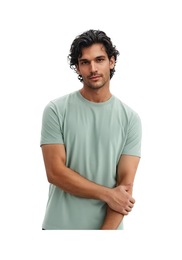 Ar-ma Erkek Regular Fit Pamuk Süprem Basic Bisiklet Yaka Tişört Y31344408002 Yeşil Melanj 2XL Ar-ma Erkek Regular Fit Pamuk Süprem Basic Bisiklet Yaka Tişört Y31344408002 Yeşil Melanj 2XL