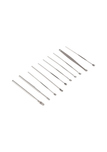 Paslanmaz Çelik Spiral Kulak Temizleyici, Taşınabilir Kulak Temizleme Çubuğu, Kaşık, Kulak Kiri Temizleme Seti