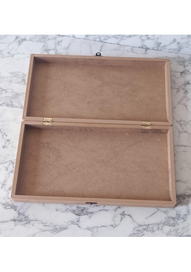 Hobi Adn Tavla Sandık Kutu Ahşap Mdf Ham Model Kutuda Sevk El Yapım