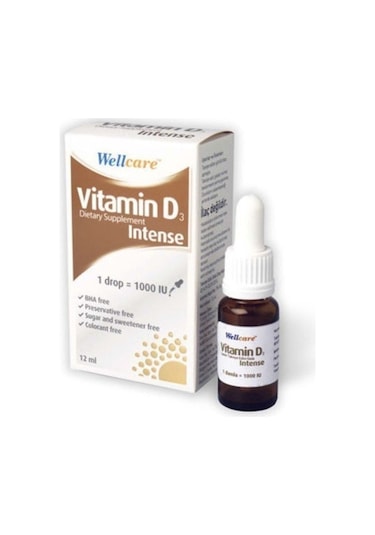 Wellcare Vitamin D3 Intense 1000 Iu Damla 12 Ml