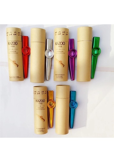 MARLA METAL KAZOO KUTULU RENKLİ 1 ADET