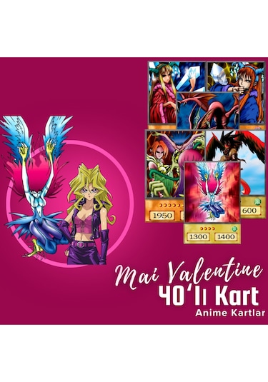 Yu-gi-oh Mai Valentine 40'lı Anime Deste