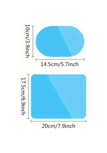 Zmc Bilişim 4 Parça Yan Aynalar Ve Yan Camlar İçin Araç Ayna Yağmur Kaydırıcı Ve Cam Buğu Önleyici Film Seti