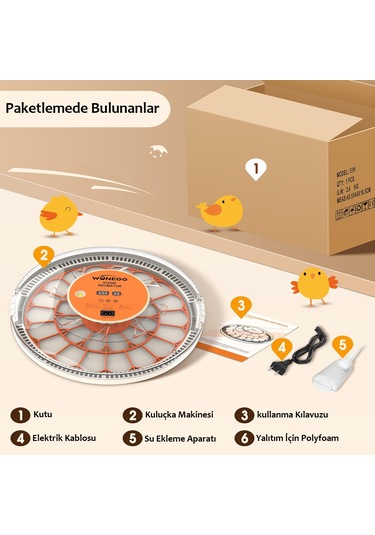 Altın Kuluçka-wonegg 30'lu Otomatik Kuluçka Makinesi