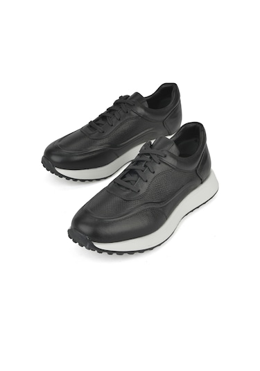 Ziya, Erkek Hakiki Deri Sneaker 1531026z290 Siyah 1531026z290 000 Siyah