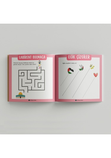 Çocuklar İçin Kudüs Filistin Ajandam Okul Öncesi Çok Renkli