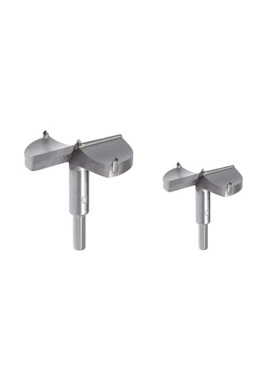 2’Li Set 70 Mm Ve 100 Mm Menteşe Yuva Açma Ahşap Delme Freze Matk