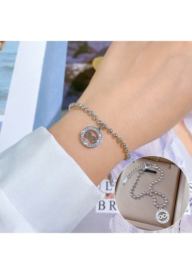 Jzcat Titanyum Çelik Hip Hop Bilezik Altın Moda Temperament Basit Bilezik-gsl60