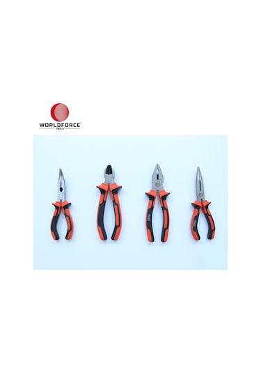 Worldforce 11423 4 Parça 180 mm Oto Servis Pense Seti S2 Çelik
Profesyonel Alet