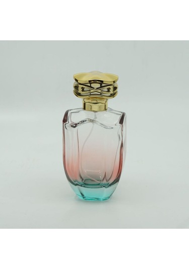 Parfüm Şişesi 100 ML 3 Adet Çift Renkli Oval Model