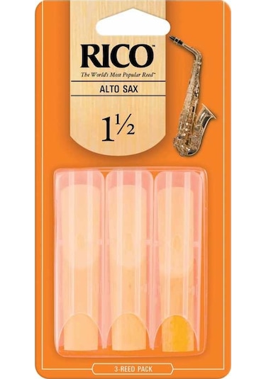 Rico Rja0315 Alto Sax Kamışı  No:1.5 3'Lü Paket