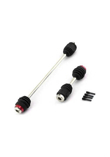 Didadodo Traxxas E-maxx 1/10 Rc Araç Çelik Merkez Şaft Takımı Siyah, 2 Parça