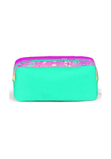 Coral High Kids Pembe Su Yeşili Flamingo Desenli 3 Lü Okul Çanta Seti Set0123647