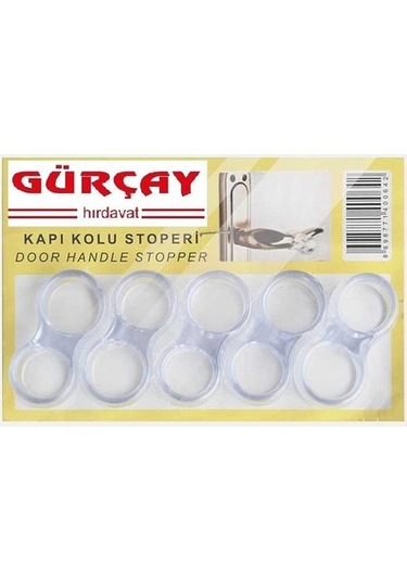 Gürçay Kapı Kolu Stoperi Silikon Lastik 5'Li Paket