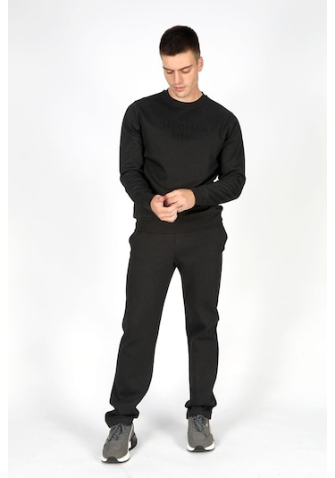 Lee Cooper Erkek O Yaka Sweatshirt 241030 Sİyah