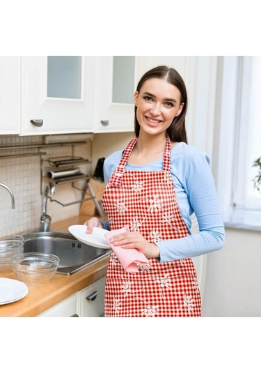 Fastbuy Mutfak Pişirme Önlüğü, Kadınlar/erkekler İçin Ayarlanabilir Şef Önlükleri, 2 Adet Hediye Kutusu Paketi Diğer