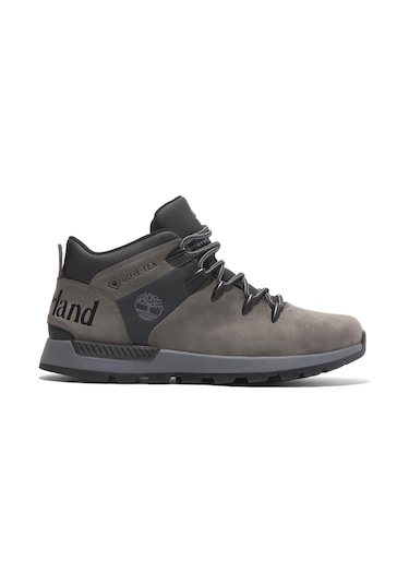 Timberland Mıd Lace Up Waterproof Sn Grı Erkek Outdoor Gri