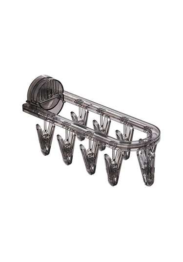 Ganzhoushop Fonksiyonel Emişli Elbise Askısı Kurutma Rafı Banyo Mutfak Yatak Odası İçin Mükemmeldir Ek Askı Alanı Sunargri Çok Renkli