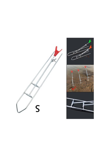 Homyl Katlanabilir Olta Kutup Tutucu Ayarlanabilir Katlanır 38cm