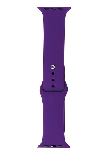 Tuva Teknoloji Watch 40mm Band Serisi Klasik Kordon Silikon Strap Kayış-derin Mor