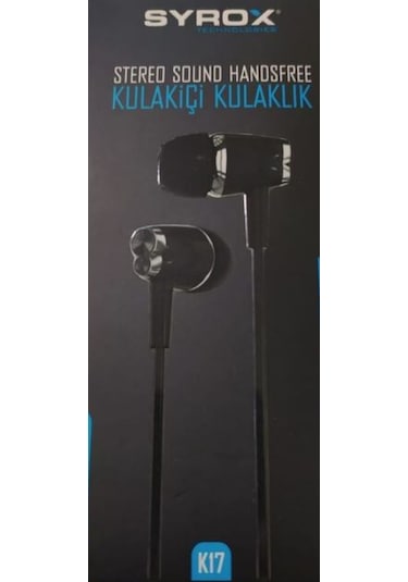 Syrox K17 Stereo Kulak İçi Kulaklık