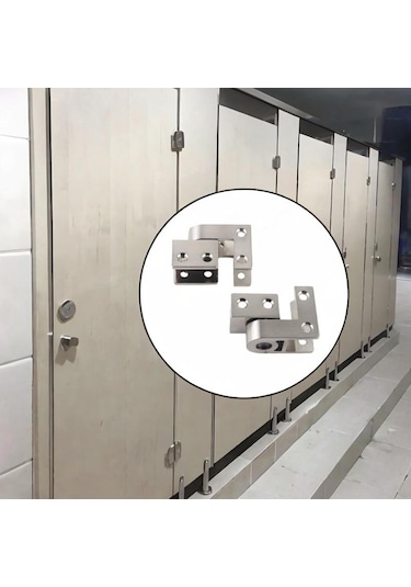 Homyl Tuvalet Bölme Menteşeleri Otel Banyo Alışveriş Merkezi 18mm İçin