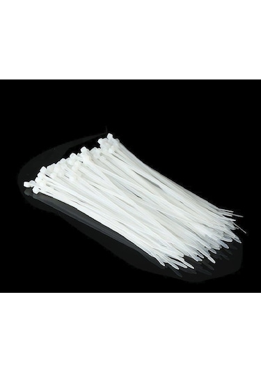 KABLO BAĞI 3,6x205 MUTLUSAN BEYAZ (100 ADET PAKET)