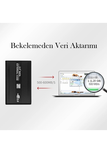 Techtic 2.5 Inç Usb 3.0 Sata Hdd Aluminyum Harddisk Kutusu