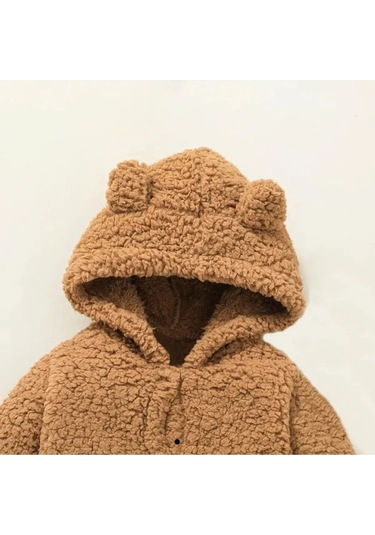 Mai Perla Peluş Welsoft Bebek Tulum Mai080 Kahverengi