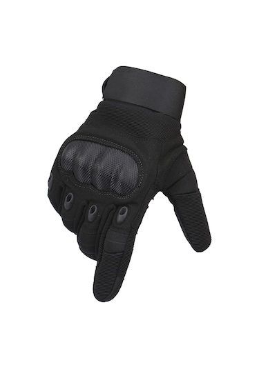 Symbee Motosiklet Eldivenleri: Kaymaz, Dört Mevsim, Dağcılık, Üç Parmak Dokunmatik, Nefes Alabilir, Dayanıklı Malzeme