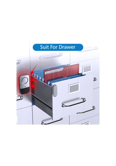 Tenfowee Ev Güvenliği Sistemi İçin Kablosuz Pencere-kapı Alarm Sensörü, 120db Ses, Düşük Enerji Tüketimi, 4'lü Paket