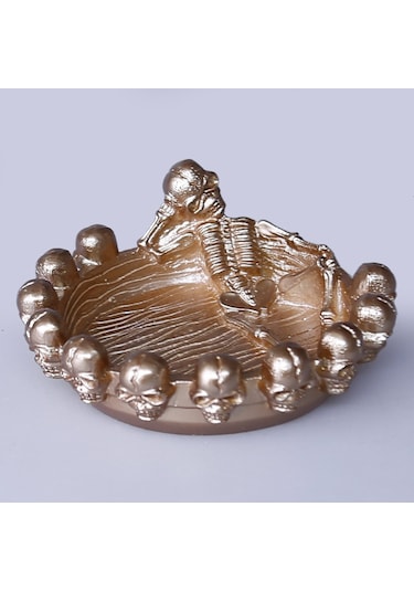 Skull Dekoratif Obje Vizon