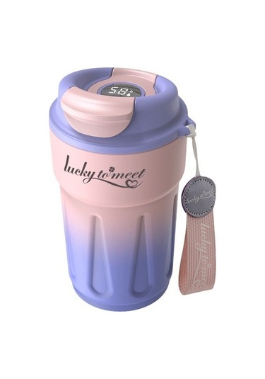 316 Paslanmaz Çelik Termos Bardak Vlfmhs Açık Mor