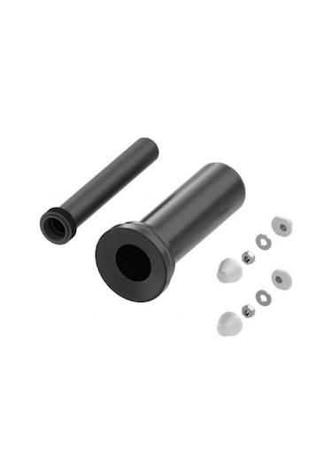 Serel Gömme Rezervuar Klozet Bağlantı Boru Seti Siyah