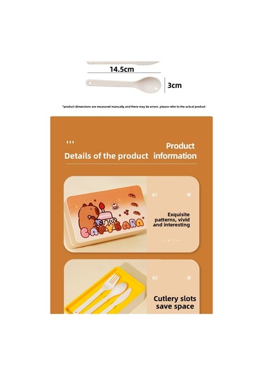 Mavi Sevimli Çift Katlı Yemek Kutusu - Öğrenciler Ve Ofis Kullanımı İçin Taşınması Kolay. Mavi