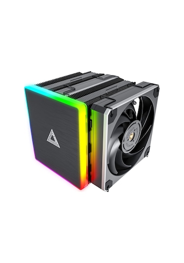 Montech Metal Dt24 Premıum Hava Soğutucu , Yüksek Performanslı Çift Kule Cpu Soğutucu, 2x Metal 120