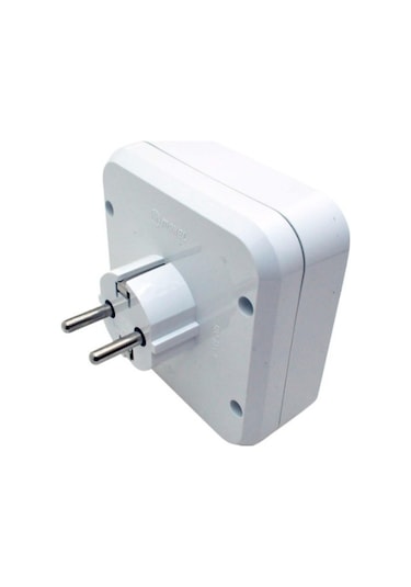 Makel Dörtlü 4Lü Topraklı Fişli Priz Golyat