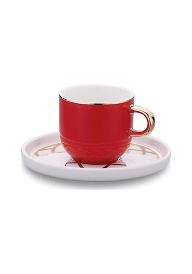 Korkmaz Lidya 4 Parça Kahve Fincan Takımı A8669-4