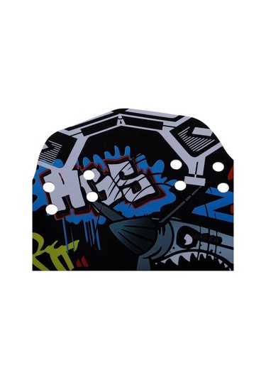 Pazly Hafif Dağ Bisikleti Çamurluğu - Ön Ve Arka Kablo Bağları İle Resimli Gösteri Çok Renkli