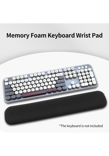 Springsun Klavye Bilek Destekçesi - Memory Köpük Ve Likra Yüzeyli, Ergonomik Tasarım, Ofis Ve Oyun İçin, Pembe Rengi Diğer