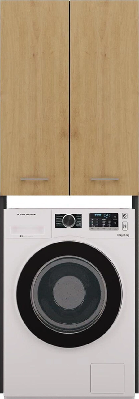 Ruken Banyo Dolabı-çok Amaçlı-çamaşır Makinesi Dolabı Antrasit