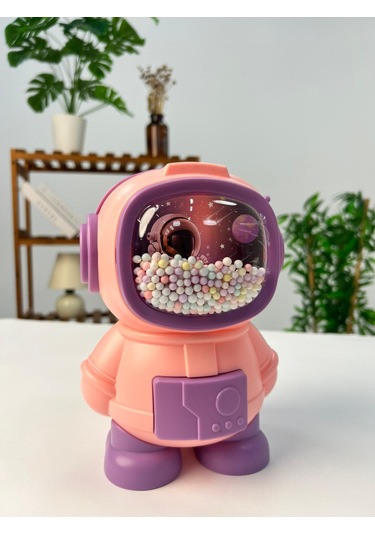Favora Şifreli Astronot Kumbara - Pembe