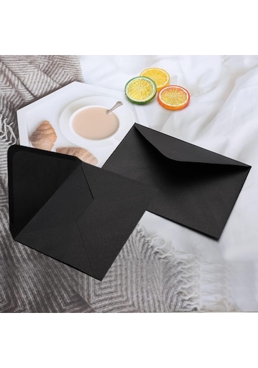 Roco Paper Siyah Minik Zarf 7x9 Cm 50 Adet