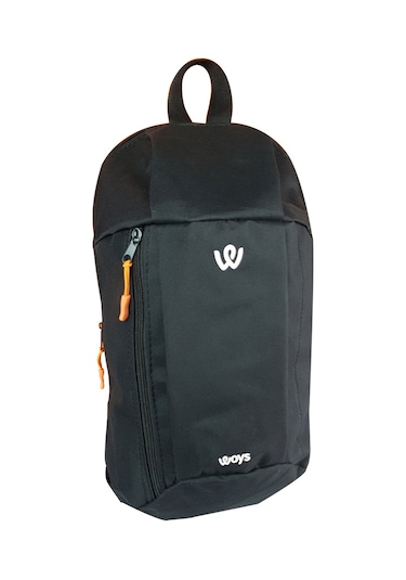 Unisex Siyah Kamp Bisiklet Yürüyüş Mini Sırt Çantası Siyah