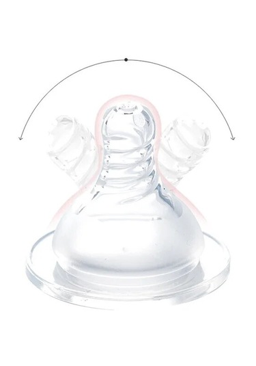 Sıcak Bebek Yumuşak Silikon Emzik Doğal Biberon Değiştirme Besleme Silikon Emzikleri Değişken Akışta Bpa İçermez