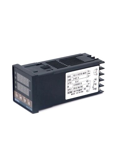 Xiyyadms Rex-c100 M An Akıllı Pıd Sıcaklık Kontrol Cihazı, 0-400 C Hassas Ayarlanabilir, 220v Ck Uzun Model