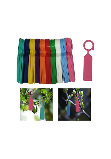 Homyl 100x Asılı Bitkiler Etiketleri Pot Işaretleyici Kreş
