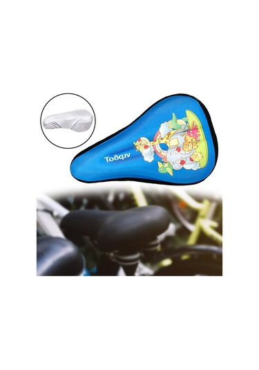 Suntek Çocuk Bisikleti Koltuk Minderi Örtüsü Küçük Mavi-m Mavi