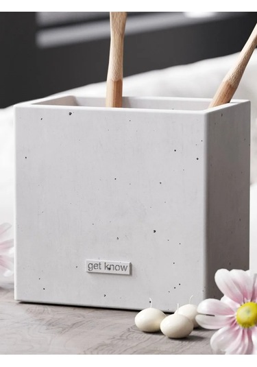 Getknow Home Banyo İçin Diş Fırçası Kabı 269935865 Beyaz