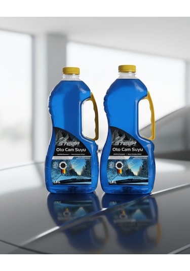 Steep Oto Cam Suyu -20 Derece Antifriz İçerikli 1.8 Lt 2 Adet